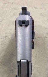 Sig Sauer P220 Stainless Steel .45 ACP Box 6 Magazines Hogue Wood Grips - 6 of 11