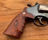 Smith & Wesson (S&W) Model 17-3 K22 Masterpiece Target revolver with Pinto finish & rosewood combat grips - 7 of 19