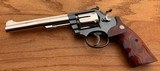 Smith & Wesson (S&W) Model 17-3 K22 Masterpiece Target revolver with Pinto finish & rosewood combat grips