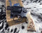 S&W .38 Military & Police Pre-Model 10 Sambar stag stocks 2.5” Snubby - 10 of 13
