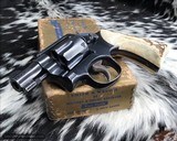 S&W .38 Military & Police Pre-Model 10 Sambar stag stocks 2.5” Snubby - 8 of 13