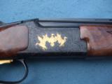 Browning 425 grade 6 3 barrel set blue receiver - 1 of 15