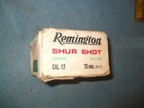 Remington Shur Shot 12ga low brass #6 (Mexico) - 1 of 6