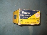 Peters 12ga High Velocity 33/4-11/4-4 plastic - 1 of 7