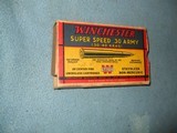 Winchester Super Speed 30Army (30-40Krag) Empty cases and box - 3 of 6