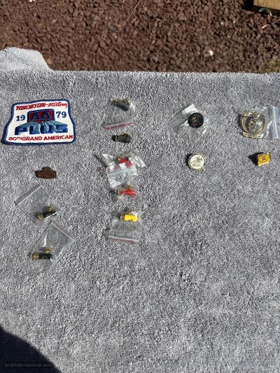 Winchester Pin and Patch collection