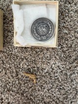 S&W Tie clasps, pins and 125th Anniversary Silver Medallions - 2 of 6