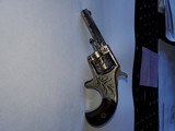 Antique Engraved Hopkins & Allen Blue Jacket #1 .22 Revolver - 2 of 3
