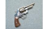 Smith&Wesson Model 22-4.45 Cal, Nickel - 1 of 2