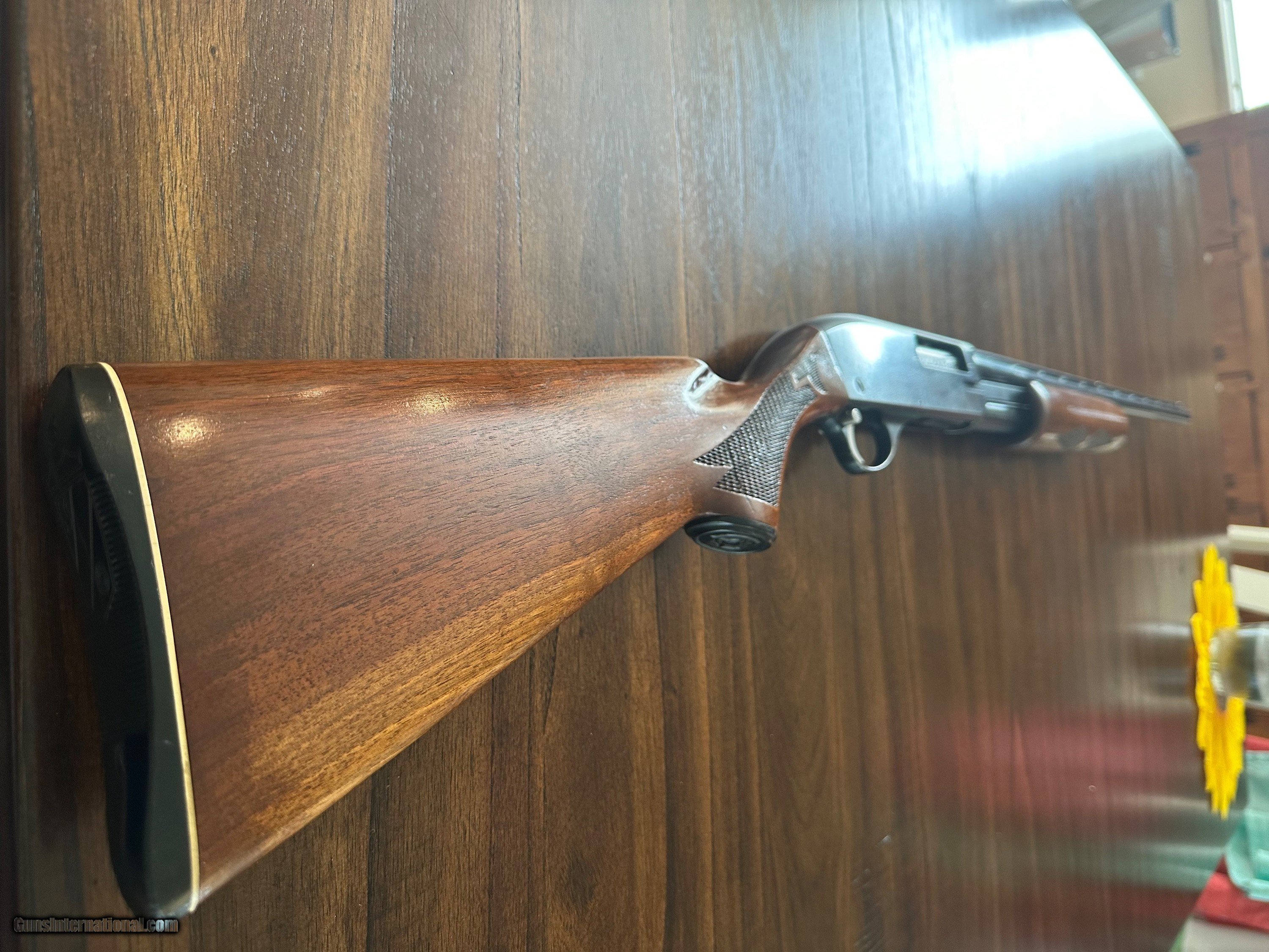 High Standard Flite King, 12 ga. slide action shotgun, 28” plain barrel