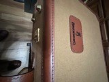 John M Browning Leather Fitted Takedown Shotgun Case410:12: 20: 28: Gauges - 8 of 13