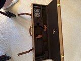 John M Browning Leather Fitted Takedown Shotgun Case410:12: 20: 28: Gauges - 11 of 13