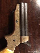 Sharps 4 Barrel .22 Fully Engraved Ivory Grips - 7 of 10