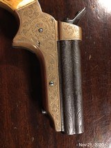Sharps 4 Barrel .22 Fully Engraved Ivory Grips - 8 of 10