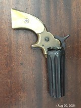 Rupertus 8 Shot Pepperbox .22 Short. Antique Ivory Grips - 6 of 10