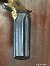 Rupertus 8 Shot Pepperbox .22 Short. Antique Ivory Grips - 3 of 10