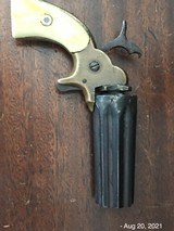 Rupertus 8 Shot Pepperbox .22 Short. Antique Ivory Grips - 1 of 10