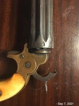Rupertus 8 Shot Pepperbox .22 Short. Antique Ivory Grips - 9 of 10