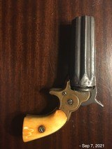 Rupertus 8 Shot Pepperbox .22 Short. Antique Ivory Grips - 8 of 10