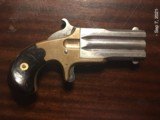 Frank Wesson Double Barrel Superposed .32 Rim Fire Derringer - 2 of 6