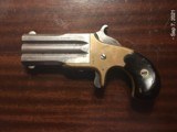 Frank Wesson Double Barrel Superposed .32 Rim Fire Derringer - 1 of 6