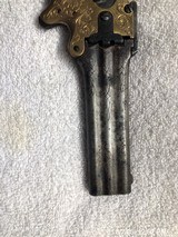 This is a .32rf Marston Three Barrel pistol made in the 1860’s. Fully engraved no FFL - 4 of 14