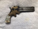 This is a .32rf Marston Three Barrel pistol made in the 1860’s. Fully engraved no FFL