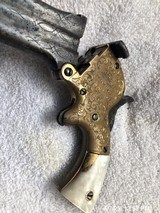 This is a .32rf Marston Three Barrel pistol made in the 1860’s. Fully engraved no FFL - 13 of 14
