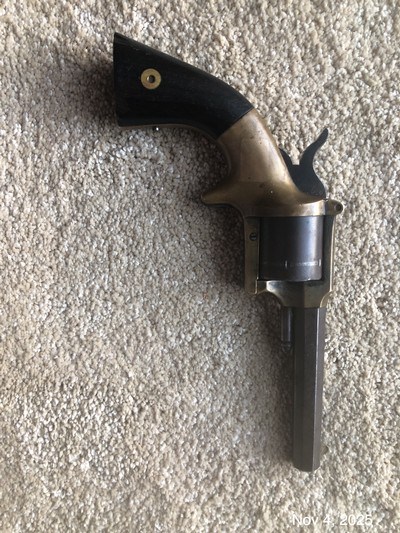 Antique L. W. Pond Revolver S&W patent infringement. Parts only. No FFL.