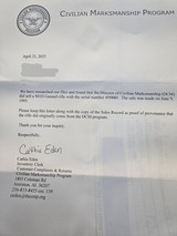 M1 Garand M1D Sniper CMP - 6 of 15