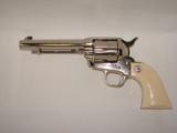 Colt SAA Nickel w/Ivory Grips - 2 of 11