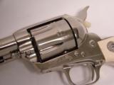 Colt SAA 44-40 Nickel w/Ivory Grips - 2 of 10