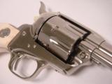 Colt SAA 44-40 Nickel w/Ivory Grips - 5 of 10
