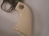 Colt SAA 45 Nickel w/Ivory - 7 of 8