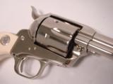 Colt SAA 45 Nickel w/Ivory - 5 of 8