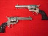Consecutive Set of Nickel 45 Colt SAA - 1 of 7