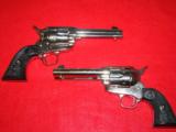 Consecutive Set of Nickel 45 Colt SAA - 2 of 7