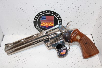 Colt Python Nickel 6