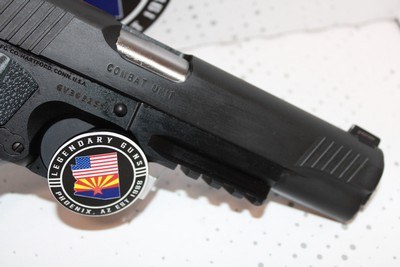 Colt 1911 Rail Gun Combat Unit 45 ACP - Image 6 of 8