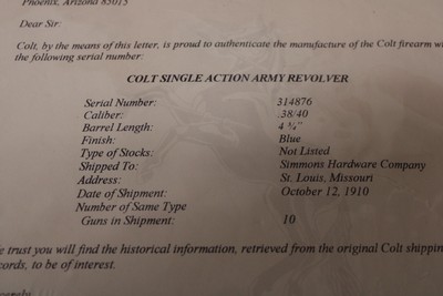 Colt SAA 38-40 - Image 22 of 22