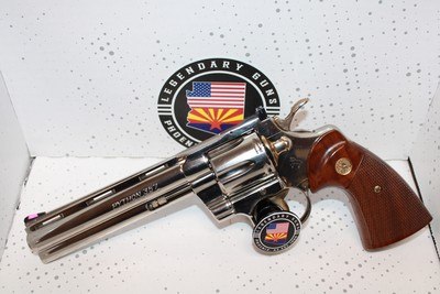 Colt Python Nickel 6