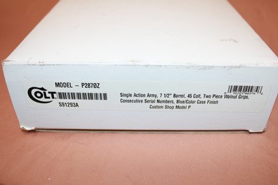 Colt SAA Custom Shop 45 - Image 14 of 14
