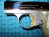 Browning 1905-FN Second Variation 25acp. Nickel Pistol Un-Fired ! Original Browning Soft Case, Bought April 14, 1965
- 5 of 15
