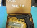 Walther P-38 in the Factory Box, extra Magazine, Mfg. 1965, appears Un-Fired ! - 1 of 20