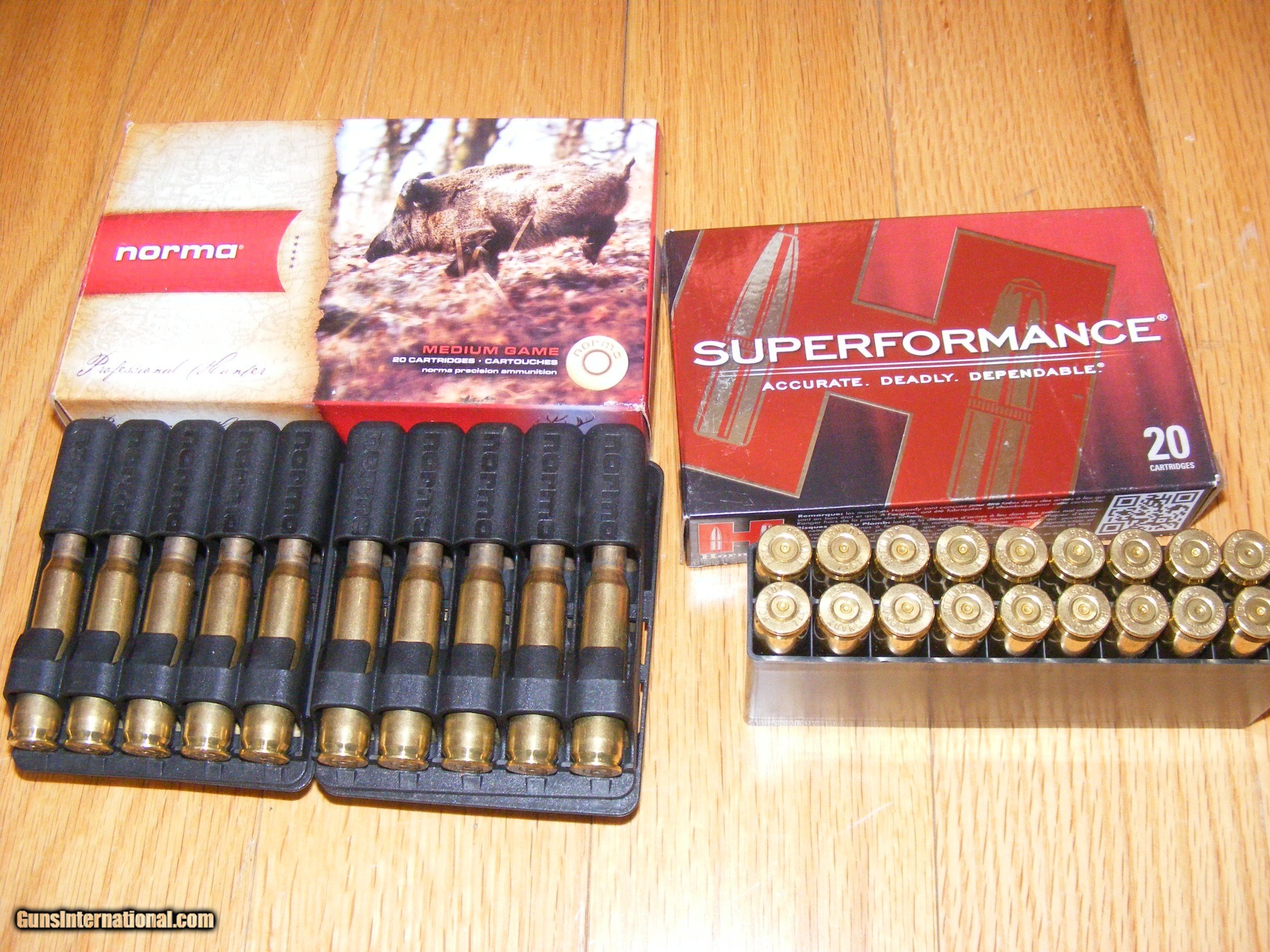 7x57 Mauser , ( 275 Rigby) Brass Norma, Hornady , 40 rounds once fired ...