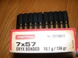 7x57 Mauser , ( 275 Rigby) Brass Norma, Hornady , 40 rounds once fired Brass - 5 of 6