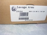 Savage Model 114 , 300 Win Mag !Stainless Steel , Muzzle Brake , Original Box & Papers - 2 of 15