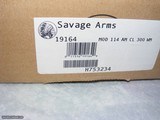Savage Model 114 , 300 Win Mag ! Stainless Steel , Muzzle Brake , Original Box & Papers - 2 of 15