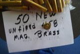 50 PPIECES OF NEW UNFIRED WW 458 MAGNUM BRASS - 4 of 5