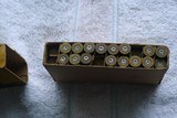 EARLY 30-30 AMMO BOX WITH BRASS - 4 of 6